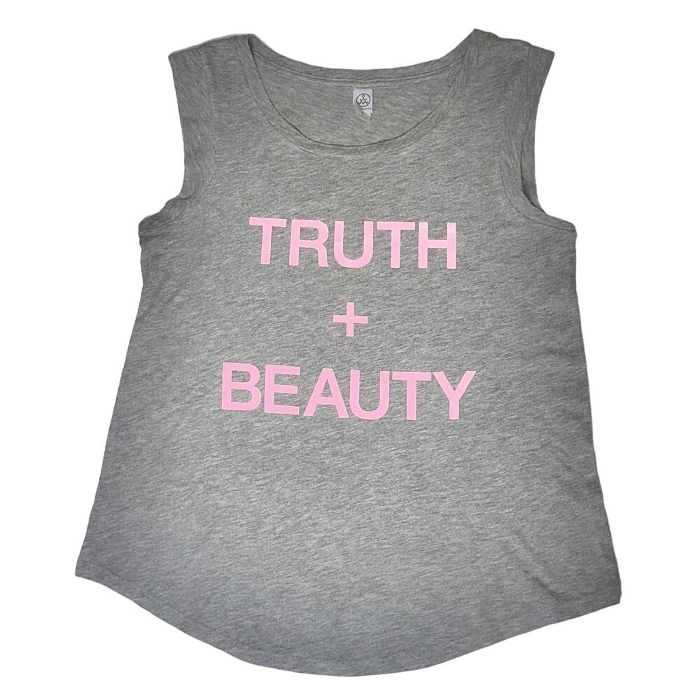 Alternative Apparel Tank Top Athletic Sleeveless  Activewear Grey Girls Large